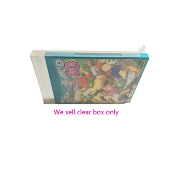 Прозрачный ПЭТ-чехол для Wiiiu wii u game storage display box collect plastic case