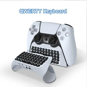 Беспроводная клавиатура-контроллер для Playstation 5, крепление для геймпада, мини-клавиатура, ручка клавиатуры, совместимая с Bluetooth 3.0, Встроенный динамик
