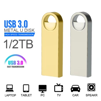 Для Xiaomi Металлический Флеш-накопитель 2 ТБ USB 3,0 Высокоскоростной Usb Флэш-Накопитель 1 тб Флешка Большой Емкости Портативный Cle Usb Memory Stick
