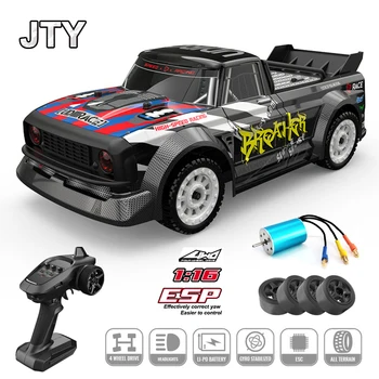 JTY 1:16 RC Drift Car 70 км/ч Высокоскоростной Гоночный 4WD Бесщеточный С Легким Радио Дистанционным Управлением Автомобили Грузовик Игрушки Для Детей Взрослых
