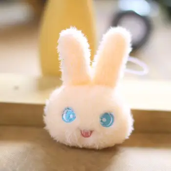 Милый плюшевый кулон в виде кролика, Мягкая легкая мягкая кукла-животное, Плюшевый брелок, кулон, Плюшевый Кролик из хлопка, подарок на День рождения, Плюшевая игрушка