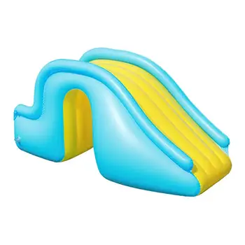 Надувная водная горка с более широкими ступенями, принадлежности для бассейна, горка-замок, Водные горки, детские водные игры, площадка для отдыха, летние игрушки