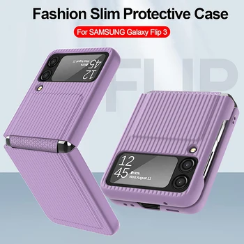 Дизайнерский чехол для чемодана Macaron из жидкого силикона Raxfly для Samsung Galaxy Z Flip 5 Flip 3 4 с мягкой пленкой на шарнирах, защитная крышка экрана