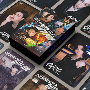 54 шт./компл. Открыток Kpop ATEEZ Lomo Новый Альбом ZERO: FEVER EPILOGUE Фотокарточки Фотоальбомные Открытки Фотокарточка Открытка Корейская Мода